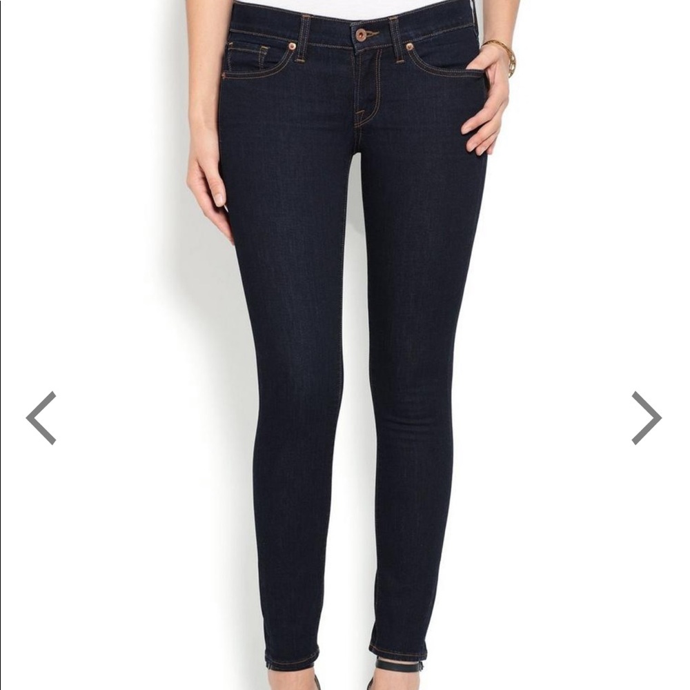 Lucky Jeans. Charlie skinny dark indigo. Size 25